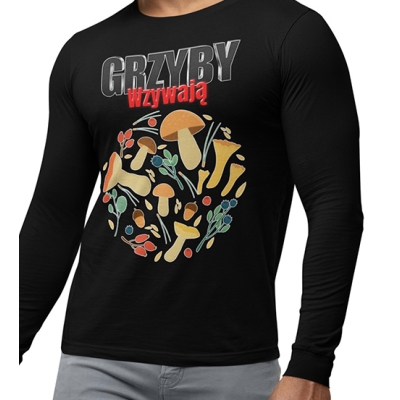 LONGSLEEVE grzybowa GRZYBY WZYWAJĄ